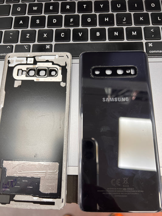 Galaxy S10 S10 Plus Rear Glass Battery Back Cover + Camera Lens