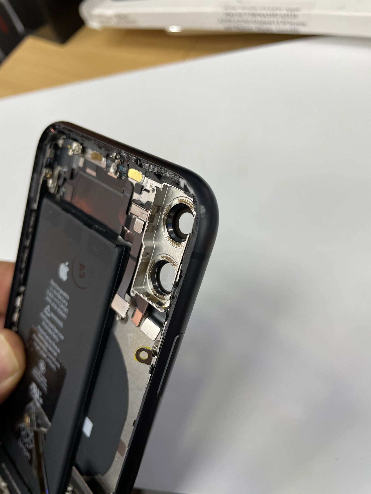 iPhone 11 Rear Back Housing with parts *Grade B* ( Pink/White/Black)