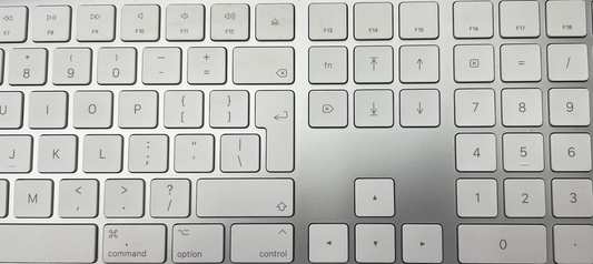 Apple Magic Keyboard with Numeric Keypad - British English - Silver