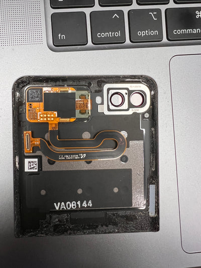 Galaxy Z Flip/Flip 3 Genuine Rear Upper Back Cover with small Lcd F700/F711