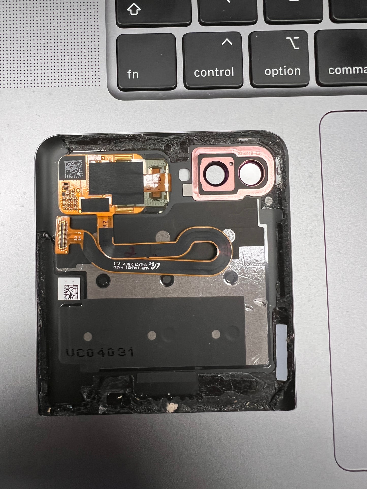 Galaxy Z Flip/Flip 3 Genuine Rear Upper Back Cover with small Lcd F700/F711