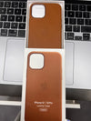 Genuine Leather iPhone 12 / 12 Pro Cover Mix Colour with Magnatic Car Charger