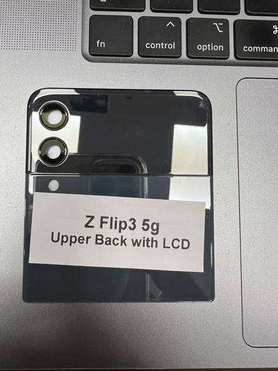 Galaxy Z Flip/Flip 3 Genuine Rear Upper Back Cover with small Lcd F700/F711