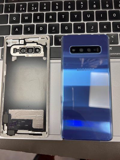 Galaxy S10 S10 Plus Rear Glass Battery Back Cover + Camera Lens