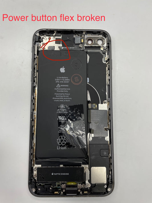 iPhone 8 Plus Rear Back Housing * Grade B/C * with Parts* Read Description*