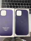 Genuine Leather iPhone 12 / 12 Pro Cover Mix Colour with Magnatic Car Charger