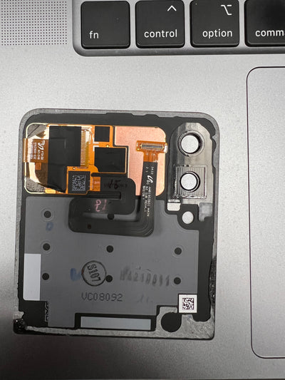 Galaxy Z Flip/Flip 3 Genuine Rear Upper Back Cover with small Lcd F700/F711
